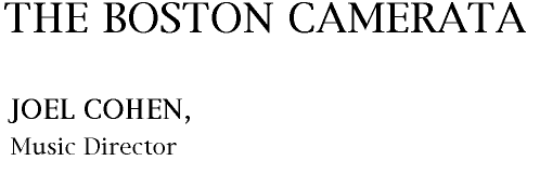 [the boston camerata]